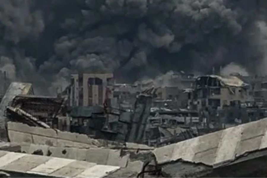 Gaza terra e corpi feriti