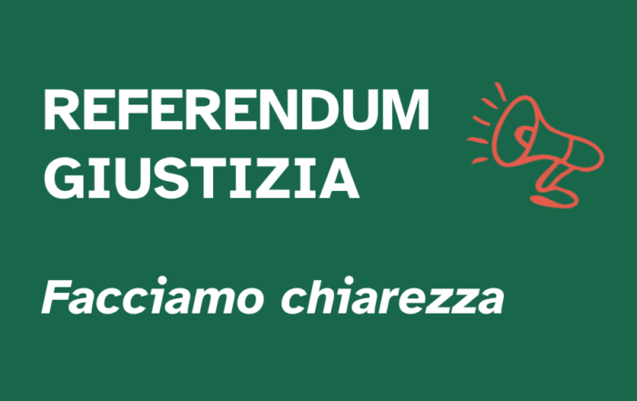 Referendum giustizia facciamo chiarezza